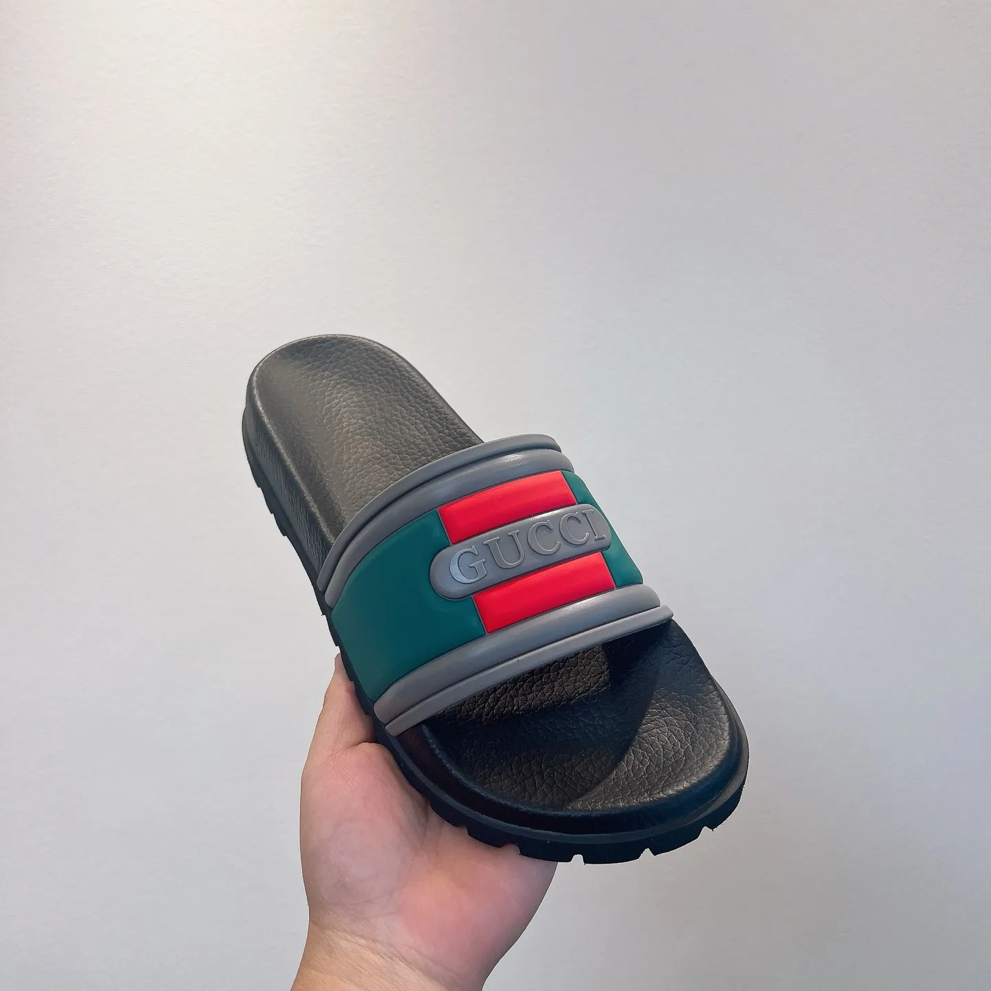 Men's Men's Shoes 130🐮🐮Gucci Gucci Slippers Gucci 2024 latest beach sandals slippers Original molding double G LOGO Original molding consistent Outsole: Men's Men's Shoes u double-layer outsole Size: 35-46